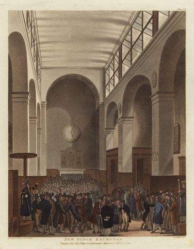 Nuova Borsa da Pugin and Rowlandson